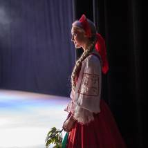 На съемках фильма "Березка"