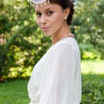 Ольга Бобкова на съемках сериала "Березка"