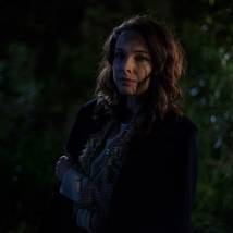 Диана Дезмари на съемках сериала "Ворона"