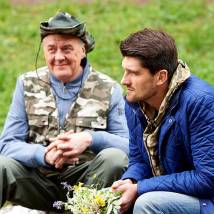 Вахтанг Беридзе на съемках фильма "Ветер перемен"
