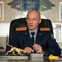 Николай Козак на съемках сериала "Коп"