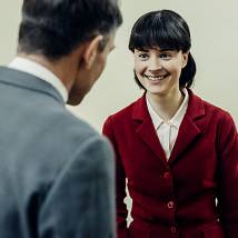 Марина Ворожищева на съемках сериала "Заступники"