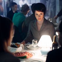 Марина Ворожищева на съемках сериала "Заступники"