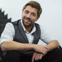 Роман Маякин на съемках сериала "Триггер"