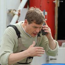 Александр Пашков на съемках фильма "Рассвет на Санторини"