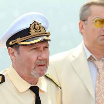Евгений Ганелин на съемках фильма "Рассвет на Санторини"