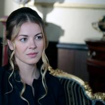 Олеся Фаттахова на съемках сериала "Султан моего сердца"