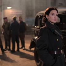 Екатерина Климова на съемках сериала "По законам военного времени 2"