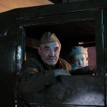 Александр Панкратов-Черный на съемках сериала "По законам военного времени 2"