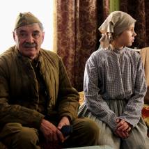 Александр Панкратов-Черный на съемках сериала "По законам военного времени 2"