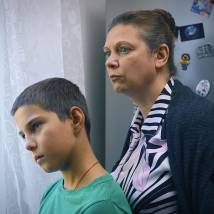 Татьяна Клюкина на съемках фильма "Сфинксы северных ворот"