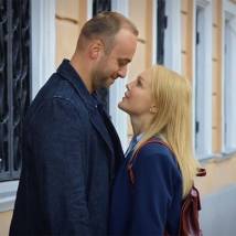 Елена Великанова, Максим Щеголев на съемках фильма "Алмазы Цирцеи"