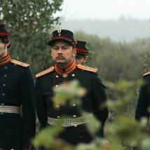 Сергей Уманов, Алексей Смирнов на съемках фильма "История одного назначения"