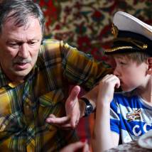 Владимир Фоков на съемках фильма "Беги, не оглядывайся!"