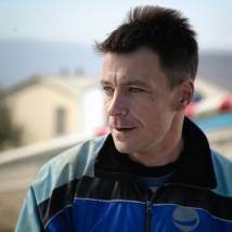 Кирилл Гребенщиков на съемках фильма "Сезон любви"