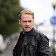 Алексей Барабаш на съемках фильма "Линия огня"