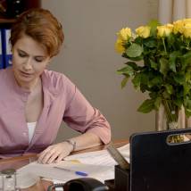 Ксения Лаврова-Глинка на съемках сериала "Практика. Второй сезон"