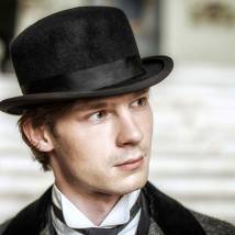 Григорий Некрасов на съемках сериала "Крылья Империи"