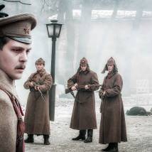Милош Бикович на съемках сериала "Крылья Империи"