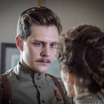 Милош Бикович на съемках сериала "Крылья Империи"