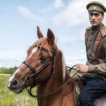 Иван Колесников на съемках сериала "Крылья Империи"
