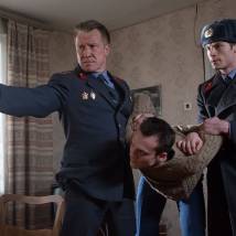 Алексей Кравченко, Григорий Некрасов на съемках сериала "Купчино"