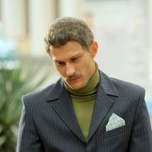 Павел Чинарев на съемках фильма "Гурзуф"