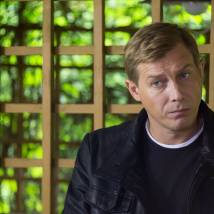 Александр Бухаров на съемках сериала "Один"