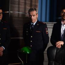 Александр Устюгов, Андрей Кузнецов на съемках сериала "Ментовские войны 11"