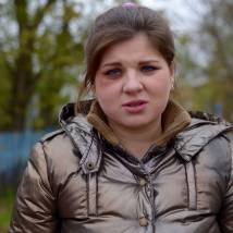 Юлия Серина на съемках фильма "Соседи"