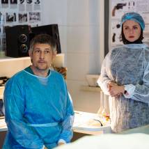 Анна Банщикова, Денис Бургазлиев на съемках сериала "Ищейка 3"