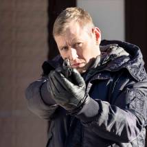 Михаил Тарабукин на съемках сериала "Реализация"