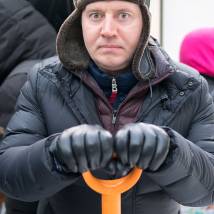 Сергей Бурунов на съемках сериала "Ивановы-Ивановы. Второй сезон"