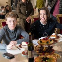 Семен Трескунов, Алексей Лукин на съемках сериала "Ивановы-Ивановы. Второй сезон"