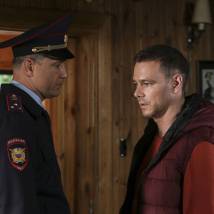 Сергей Губанов на съемках фильма "Гостья из прошлого"