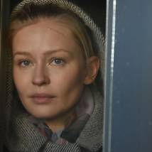Юлия Пересильд на съемках фильма "Петербург. Любовь. До востребования"