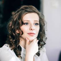 Елизавета Арзамасова на съемках фильма "Любовницы"