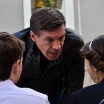 Олег Чернов на съемках сериала "Инспектор Купер. Невидимый враг"