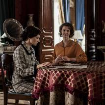 Екатерина Вилкова, Лянка Грыу на съемках сериала "Русские горки" (© фото: предоставлено Первым каналом)