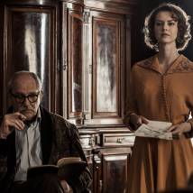 Эммануил Виторган, Лянка Грыу на съемках сериала "Русские горки" (© фото: предоставлено Первым каналом)