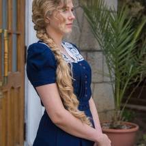 Карина Андоленко на съемках сериала "Русские горки" (© фото: предоставлено Первым каналом)