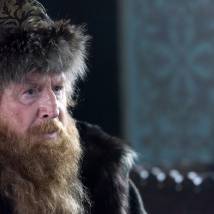 Владимир Стеклов на съемках фильма "Годунов"