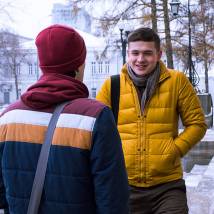Иван Суханов на съемках фильма "Каинова печать"