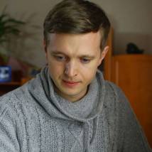 На съемках фильма "Галина"