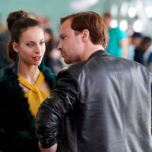 Алена Савастова на съемках сериала "Улетный экипаж. Второй сезон"