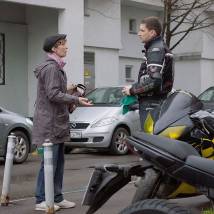 На съемках фильма "Не в деньгах счастье"