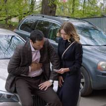 На съемках фильма "Не в деньгах счастье"