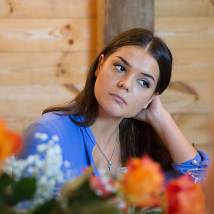 Полина Лазарева на съемках сериала "Дипломат"
