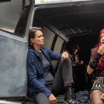 Паулина Андреева на съемках сериала "Метод 2" (© фото: предоставлено Первым каналом)
