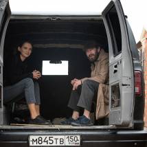 Константин Хабенский, Паулина Андреева на съемках сериала "Метод 2" (© фото: предоставлено Первым каналом)